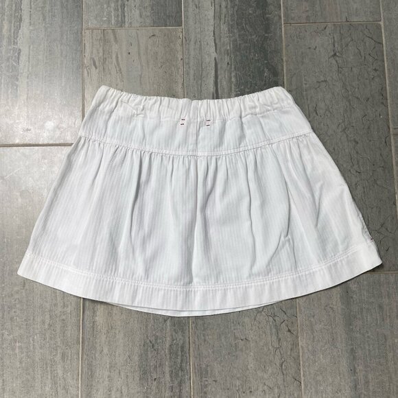 Xirena Sophie Elastic Waist Pull-On White Mini Skirt with Pockets Size Medium - Picture 4 of 9